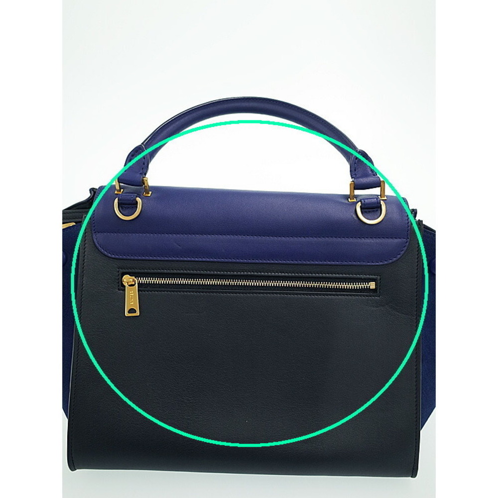 Celine Trapeze Tricolor Handbag Shoulder Bag - Picture 6 of 9